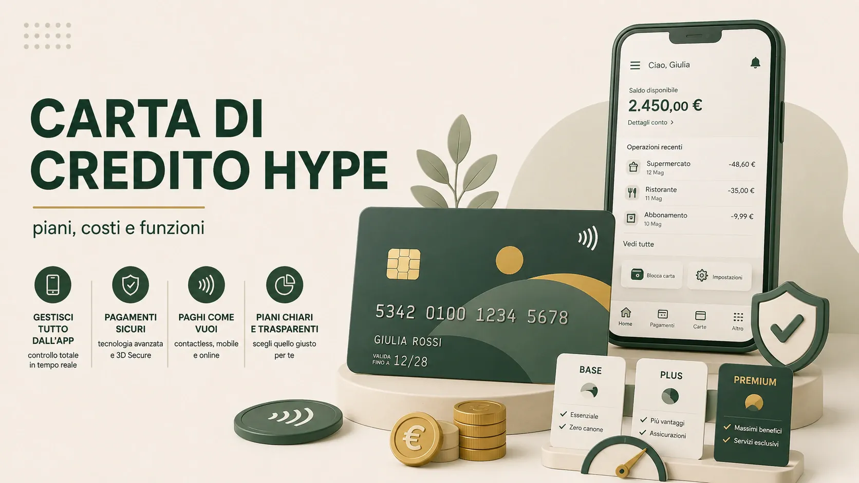 Carte HYPE: credito o debito? La differenza che conta