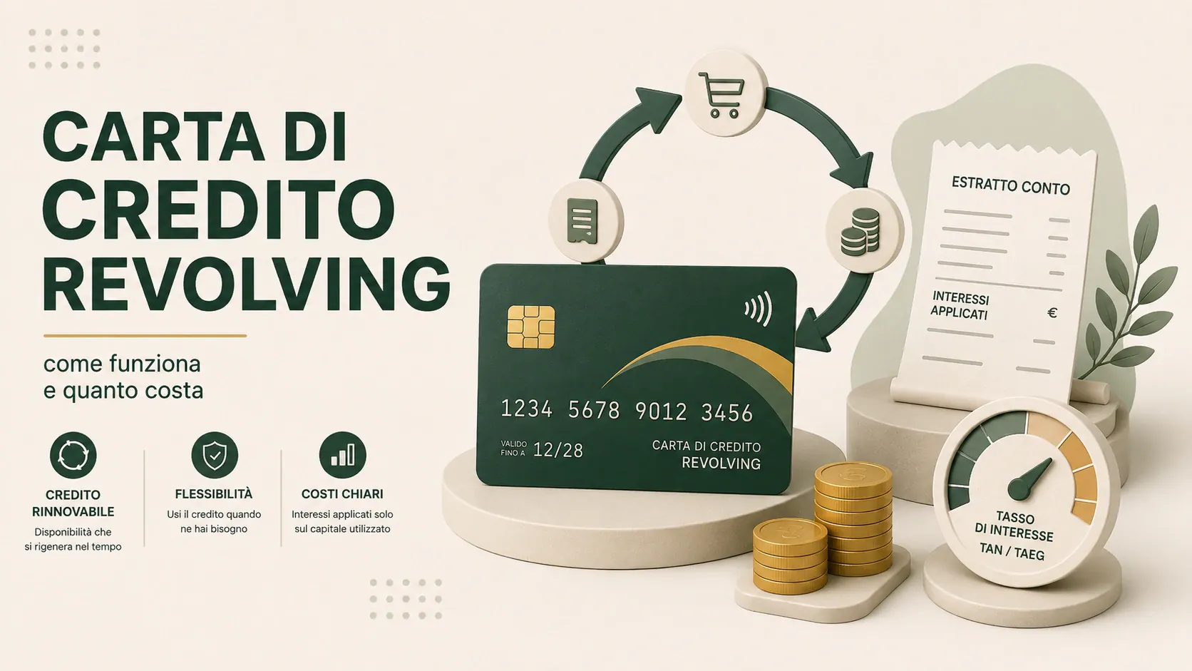 Carte revolving online: rata flessibile, costo da controllare