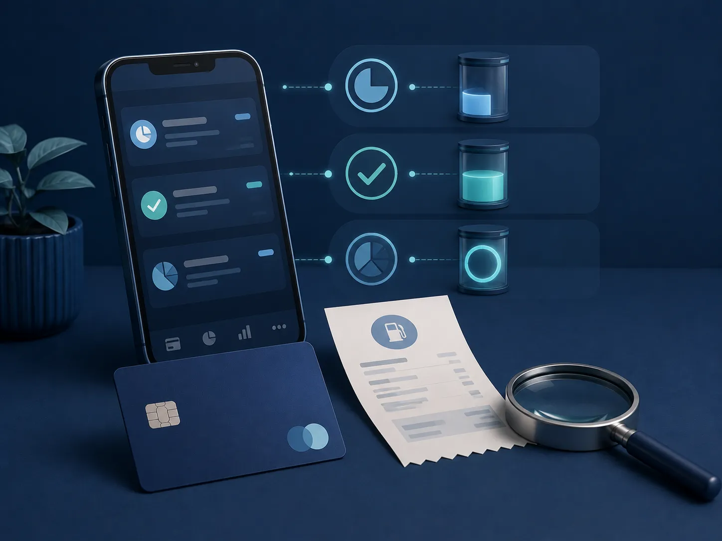 Come verificare un movimento di preautorizzazione benzina nell'app della carta