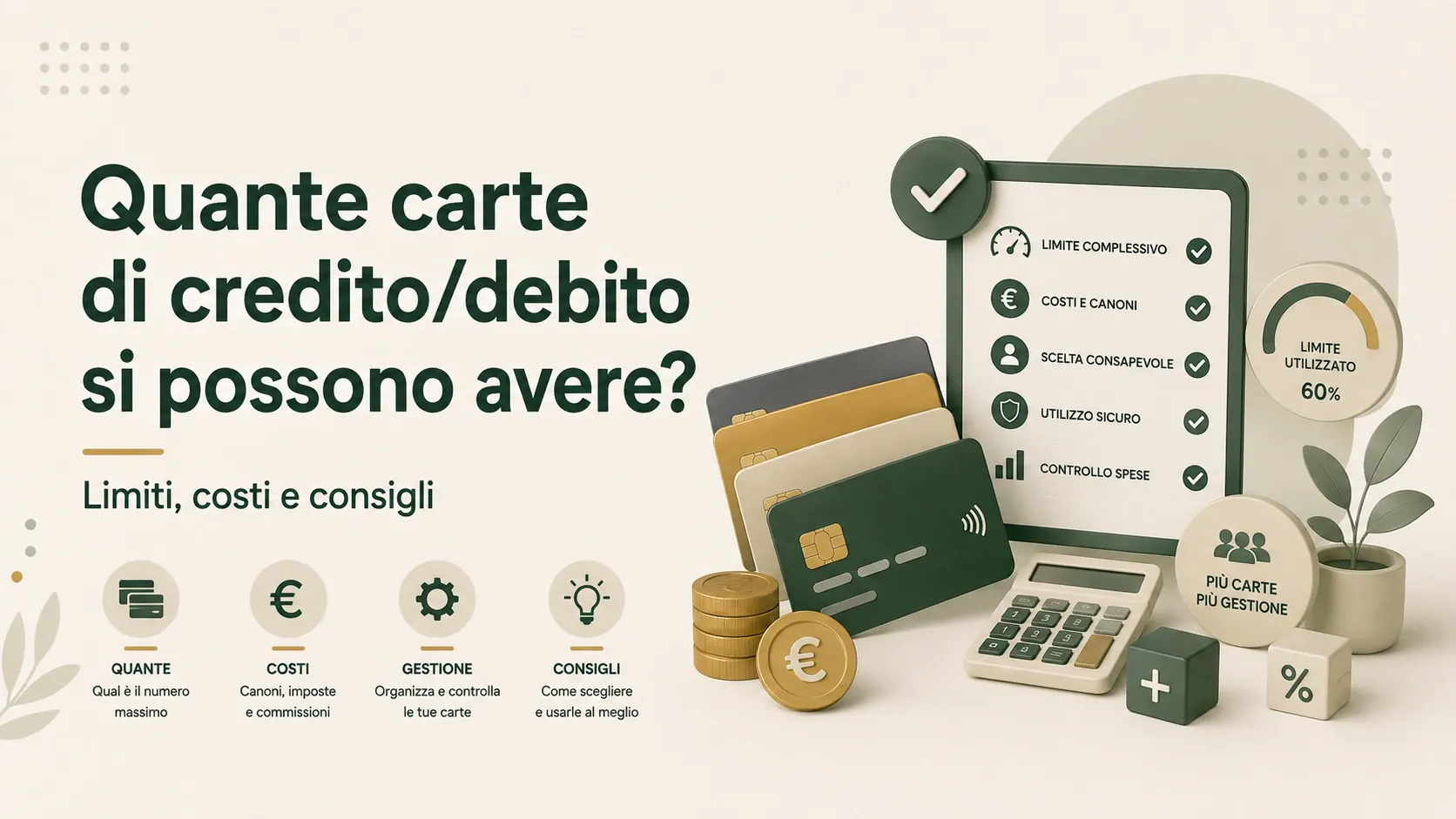 Quante carte puoi avere? Il limite non è il vero problema