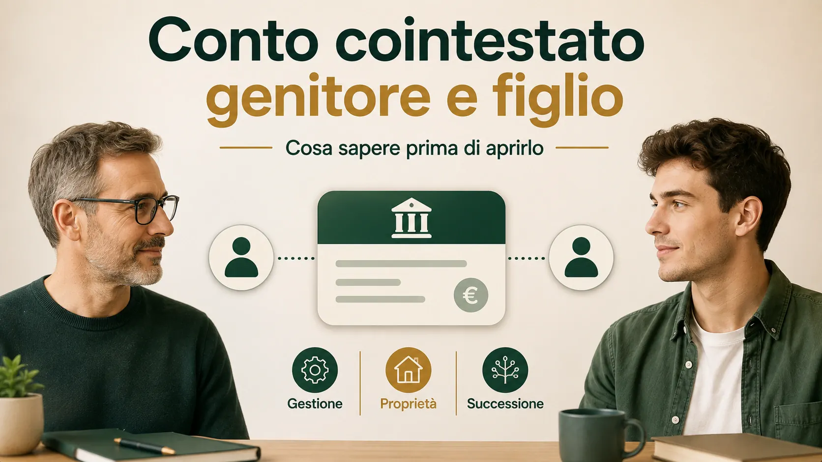 Conto cointestato genitore-figlio: di chi sono davvero i soldi?