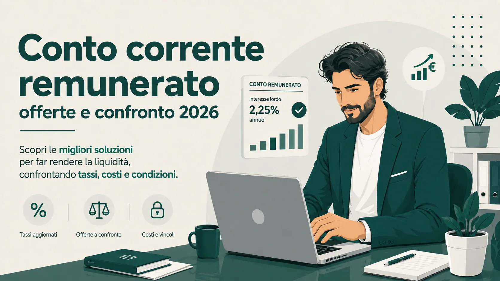 Conto remunerato 2026: tassi, costi e rendimento