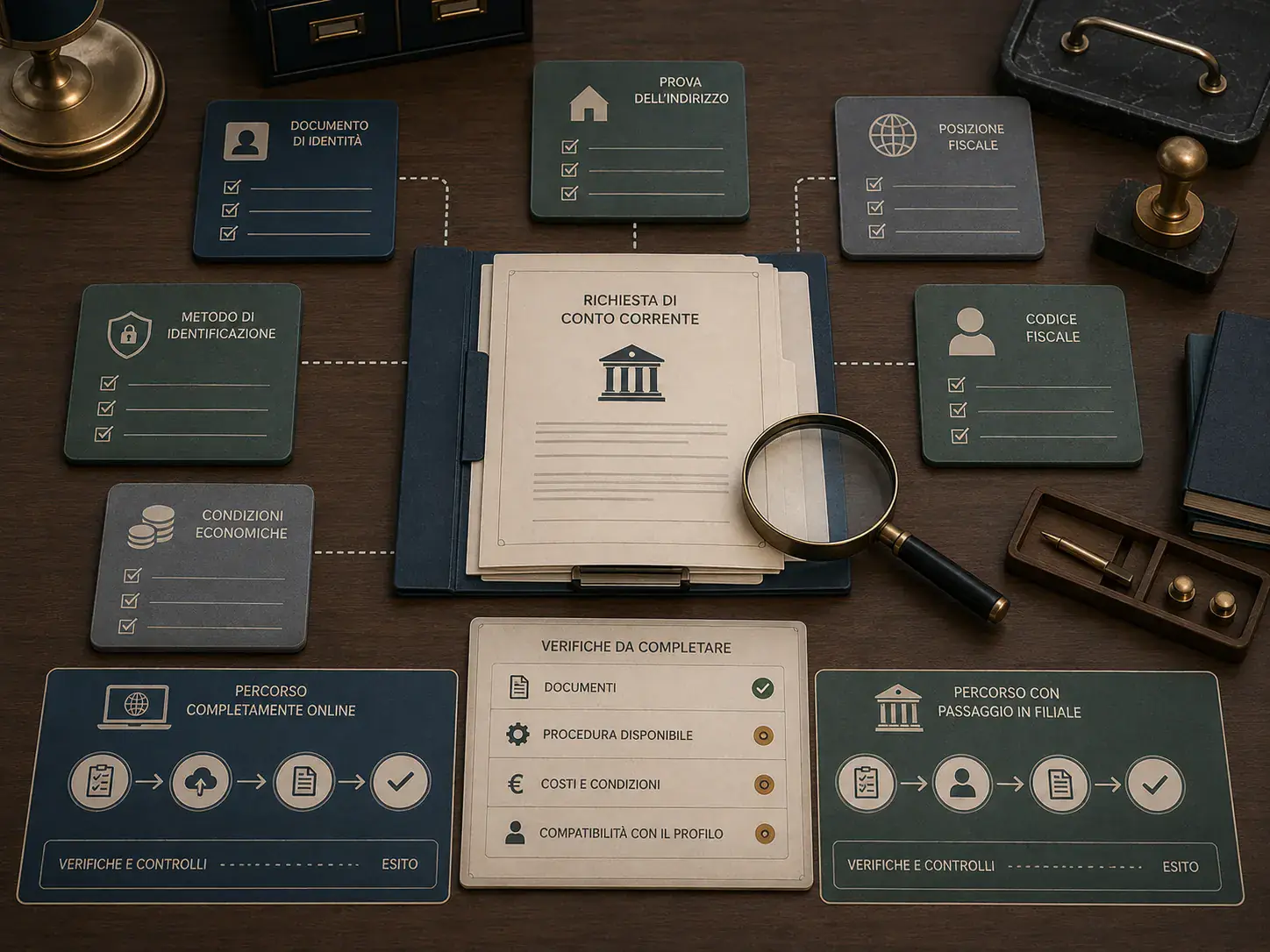 Documenti e controlli da verificare prima dell'apertura online di un conto per non residenti