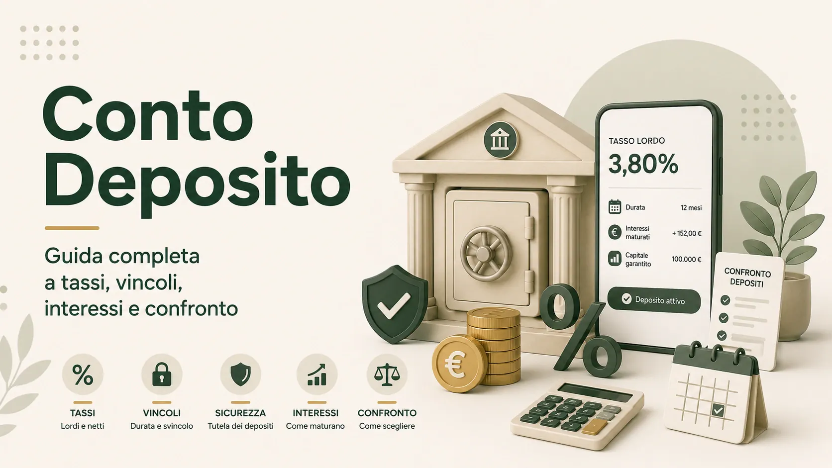 Conto deposito: come funziona, quanto rende davvero e come sceglierlo