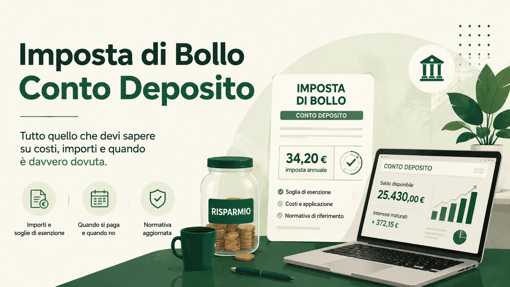 Bollo conto deposito 2026: quanto toglie al rendimento?