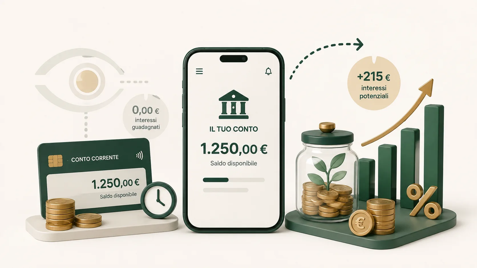 Interessi sul conto corrente: quanto resta davvero al netto?