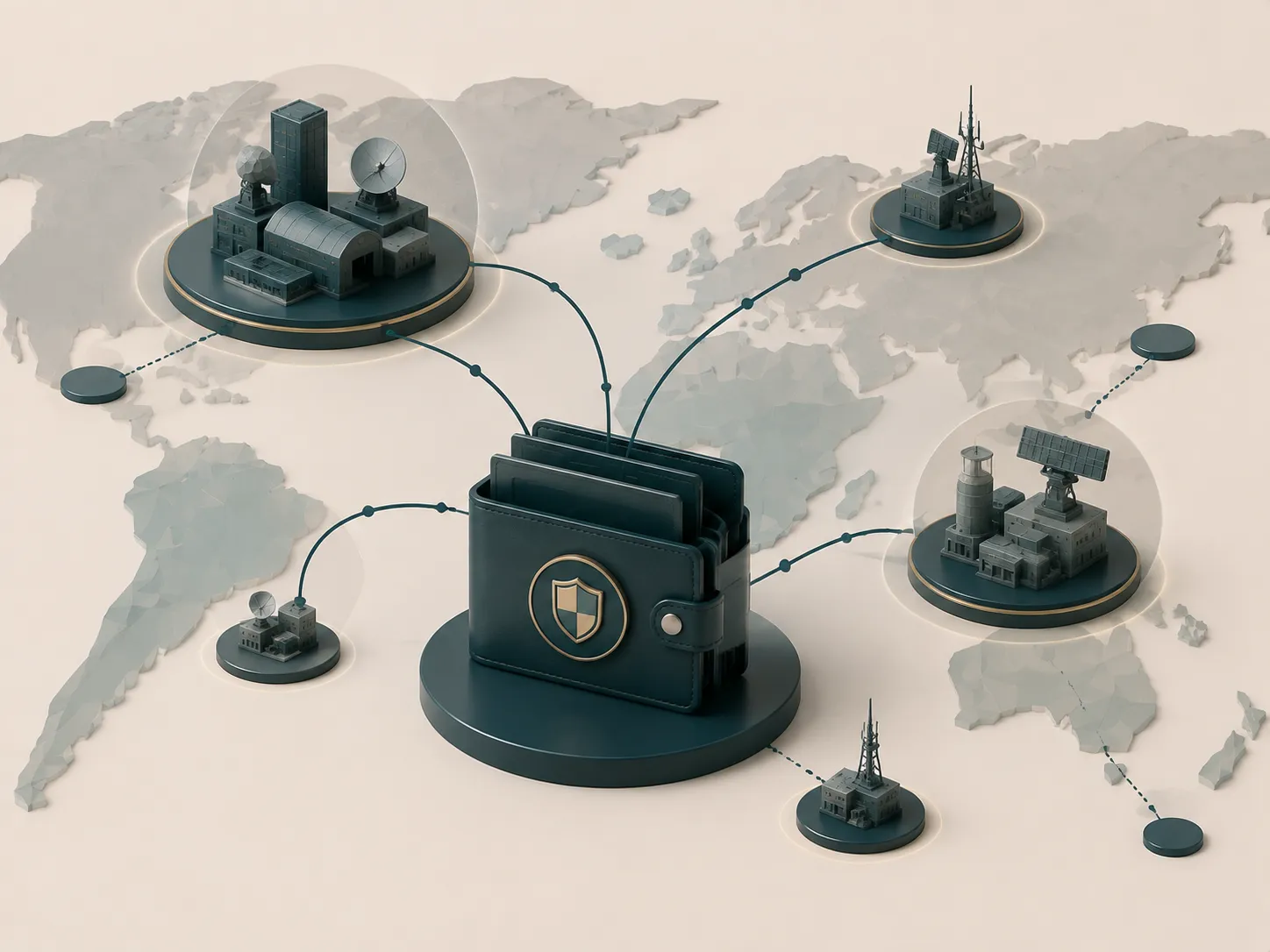 La concentrazione geografica e aziendale in un ETF tematico sulla difesa.