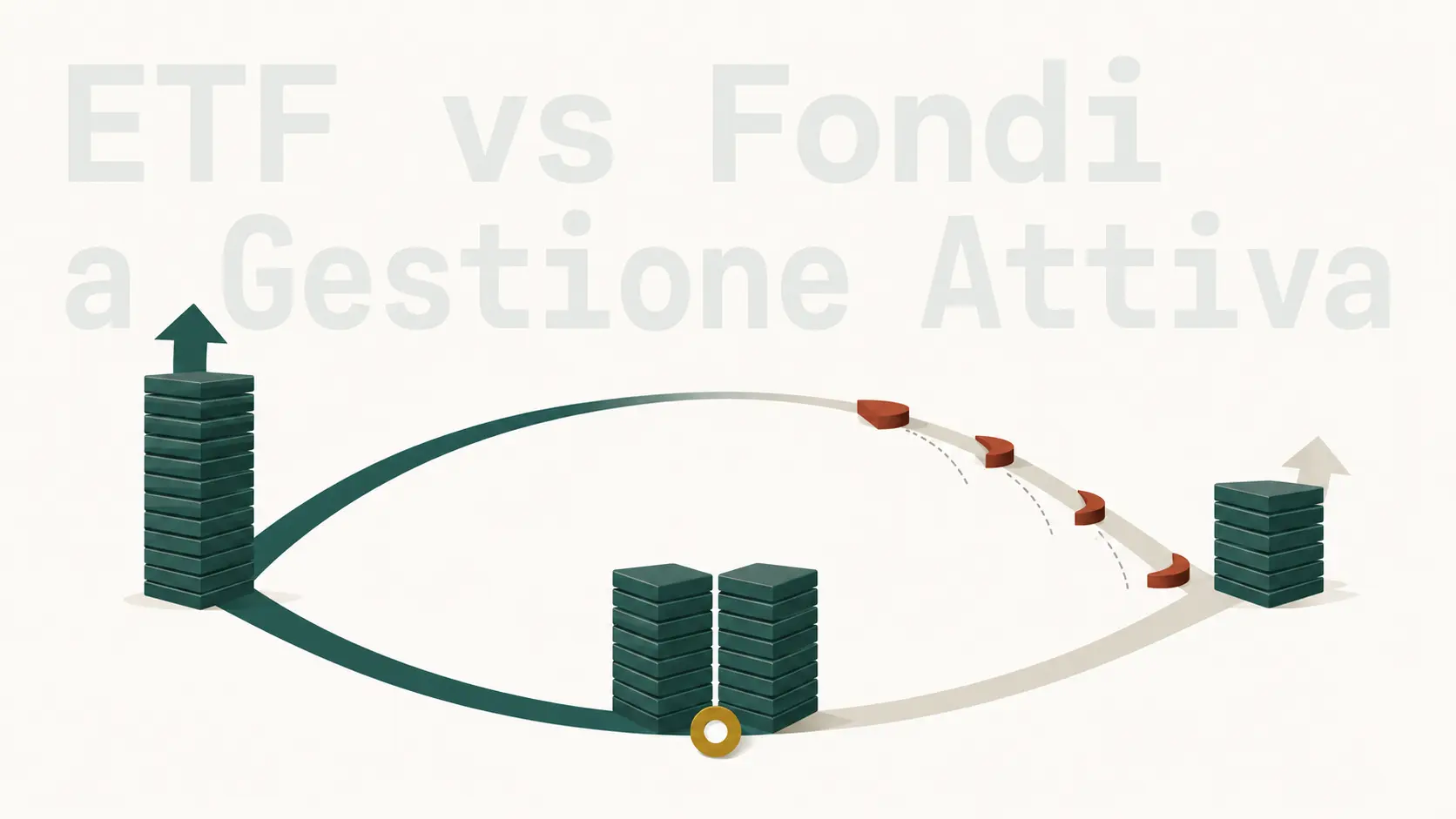 ETF vs fondi attivi: quanto pesano 20 anni di costi?