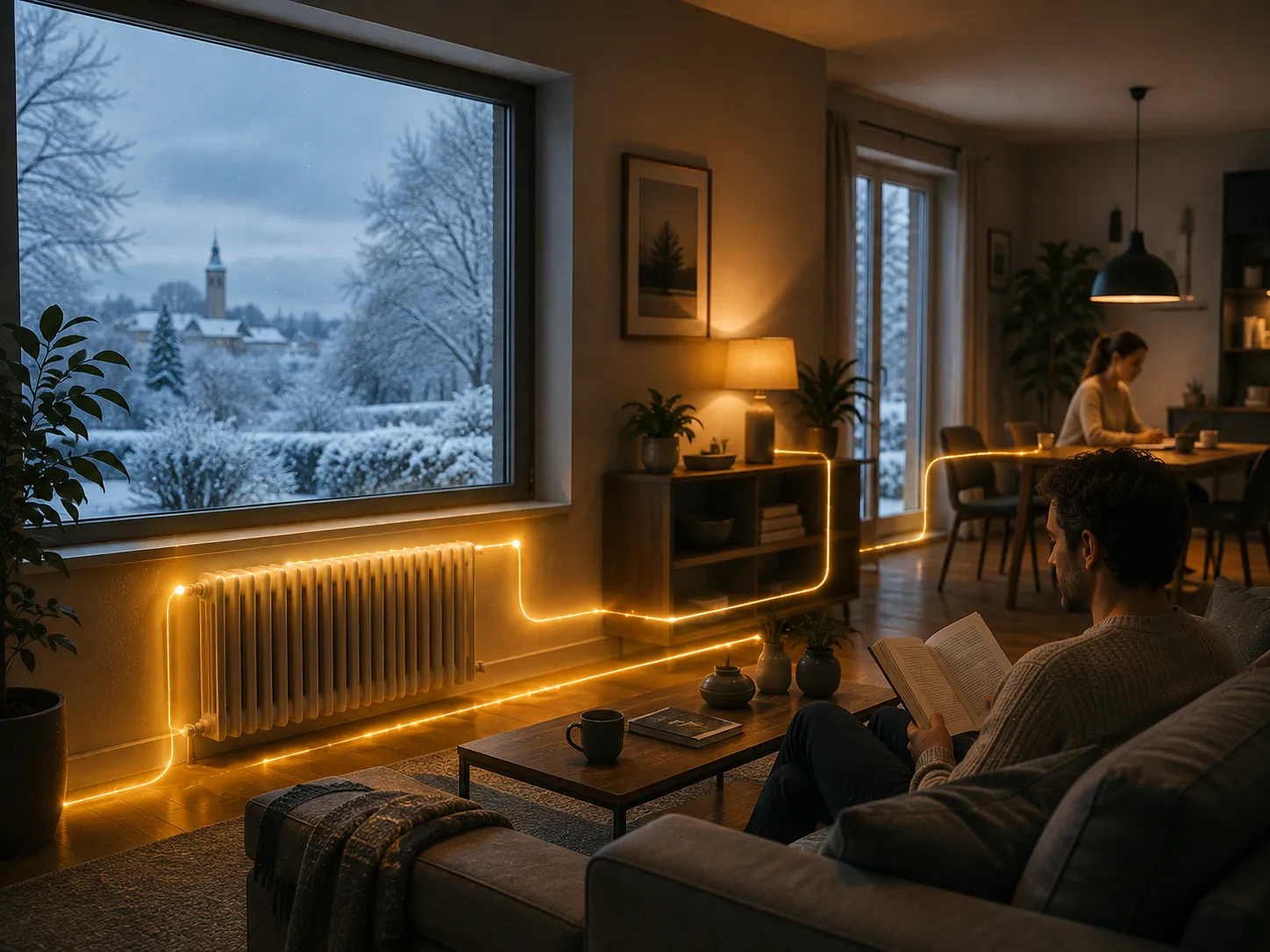Effetto della zona climatica sul consumo di gas necessario per riscaldare una casa