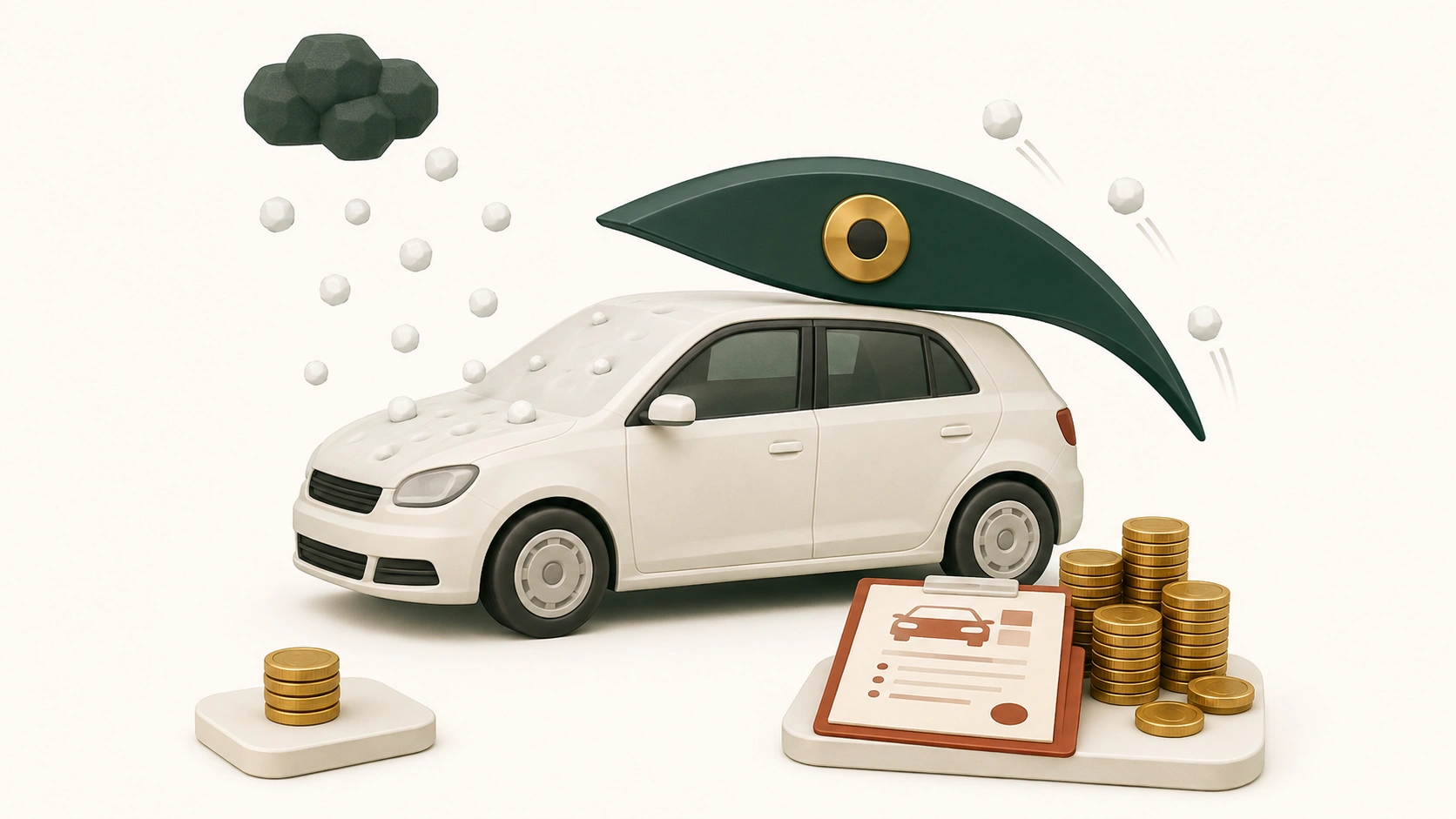 Assicurazione grandine auto: franchigia e rimborso