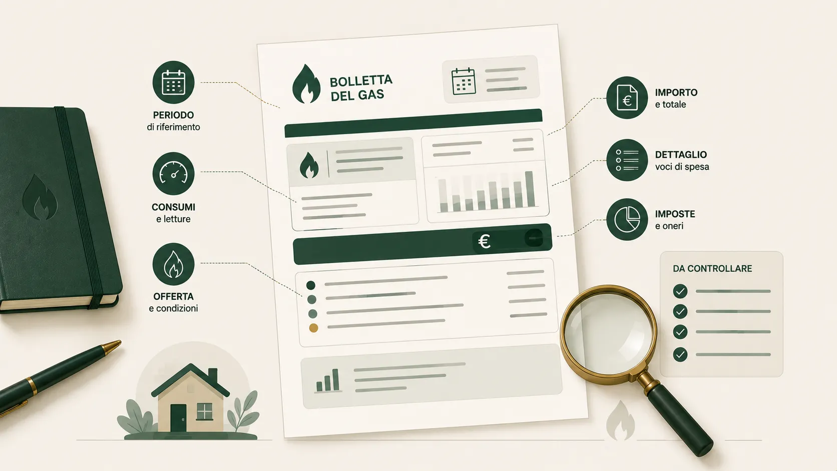 Come leggere la bolletta gas: Smc, consumi e costi
